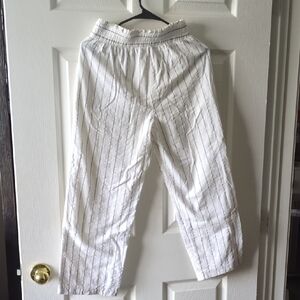 Sienna Sky White Striped Joggers